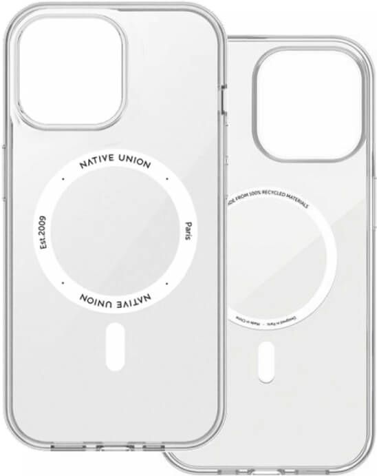 Чехол-накладка Native Union (RE) Clic Case Clear для iPhone 15 Pro Max